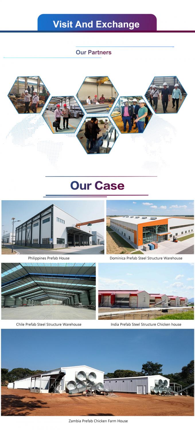 Eco Ventilated Steel Structure Cow Shed Prefab 6